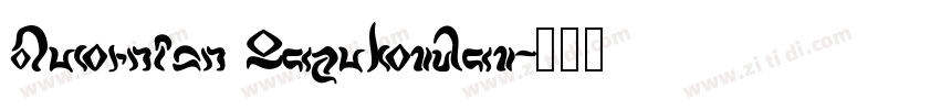 Quainton RegularVer字体转换